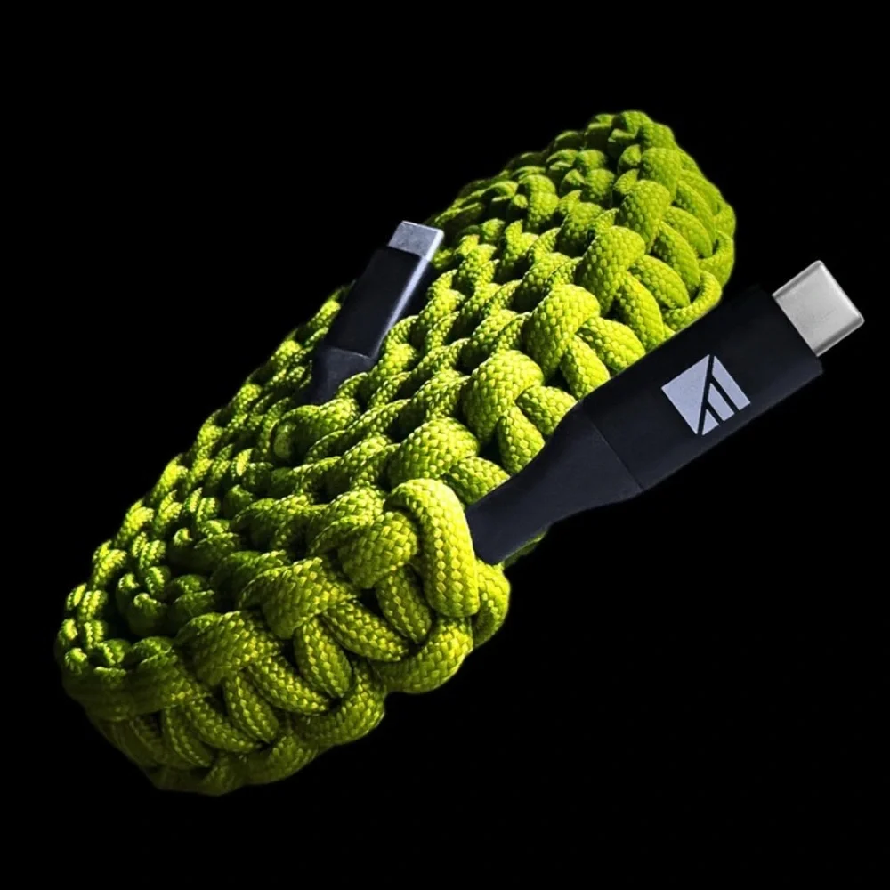 Dark Energy 3ft Paracord USB-C to USB-C High Speed Charging Cable